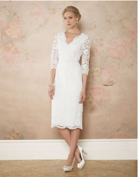 monsoon short wedding dress