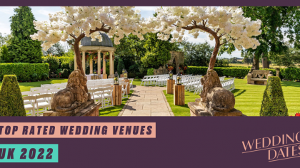 WeddingDates Awards: Top Rated UK Wedding Venues 2022
