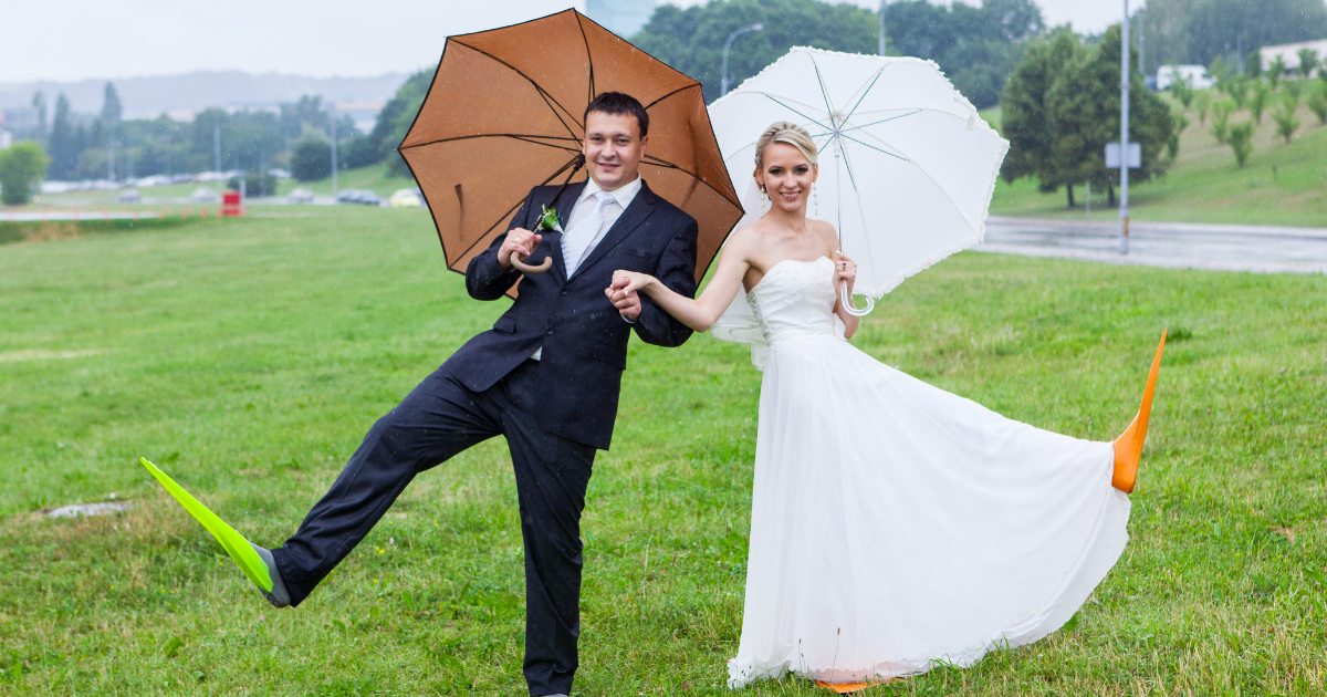 A Rainy Day Wedding - Can You Plan for it?