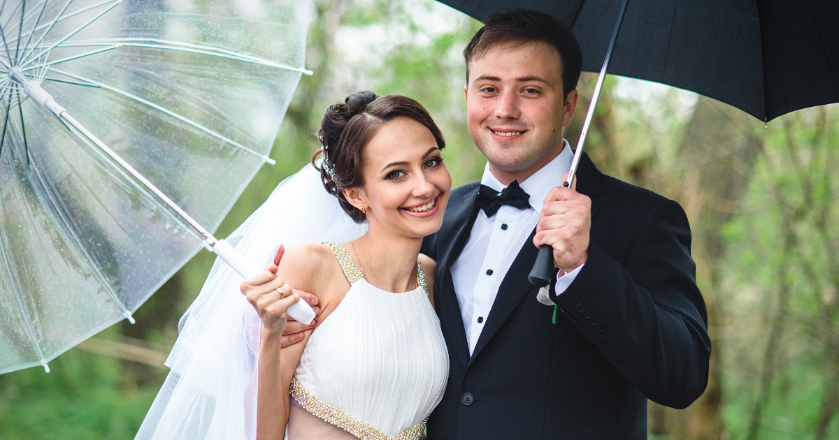 A Rainy Day Wedding - Can You Plan for it?